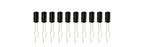 Tams Elektronik, Elko, radial, 470 µF, 25 V, 8x11,5 mm, RM 3,5, 10-er Pack, 84-43263-10